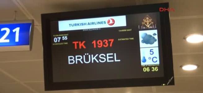 THY 17 gün sonra Brüksel’e uçtu