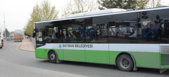 Belediye otobüsleri terörist cenazesinde