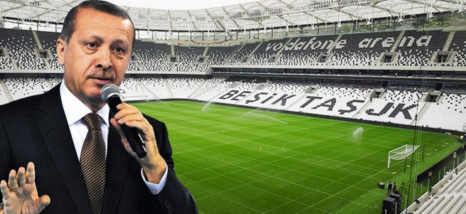 Vodafone Arena'da Cumhurbaşkanı ile müthiş açılış
