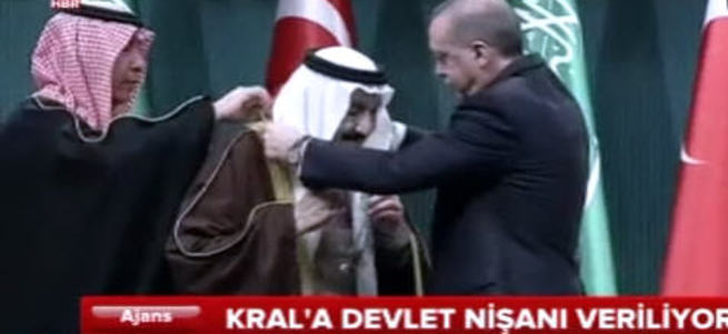 Suudi Kral'a Devlet Nişanı verildi