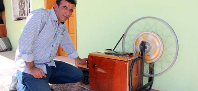 Kendini şarj edebilen jeneratör yaptı