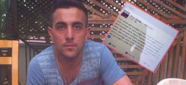 Facebook'ta veda yazısı yazıp intihar etti