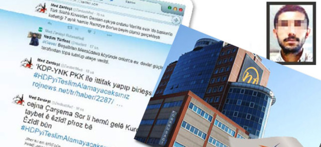 Terör tweetleri paralel inden