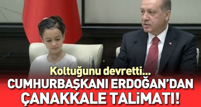 Cumhurbaşkanı Erdoğan minikleri ağırlıyor