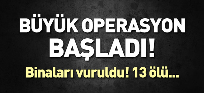 IŞİD'e ait bina vuruldu!