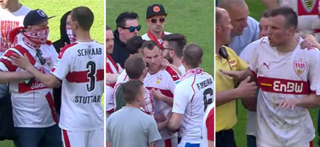 Grosskreutz'a kızdılar, sahaya girdiler