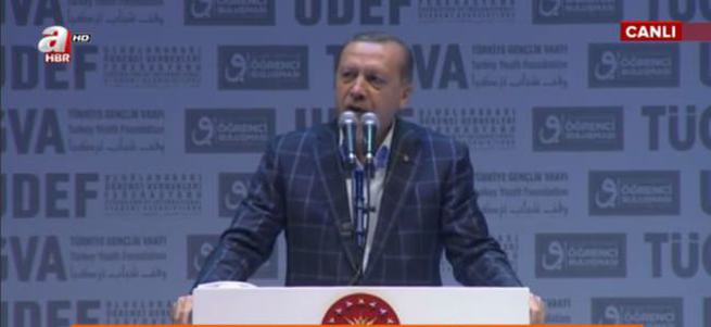Cumhurbaşkanı Erdoğan konuşuyor