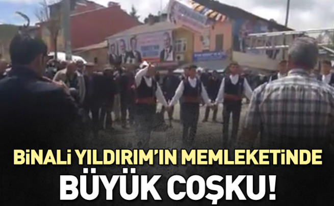 Erzincan'da Binali Yıldırım coşkusu