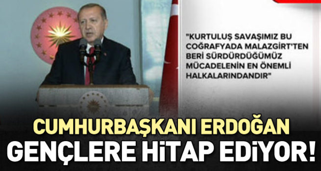 Cumhurbaşkanı Erdoğan konuşuyor-CANLI
