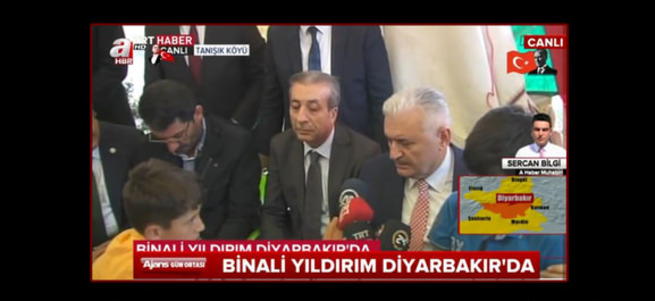Binali Yıldırım Diyarbakır'da
