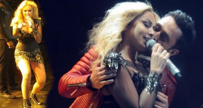 Murat Boz Hadise'yi öptü