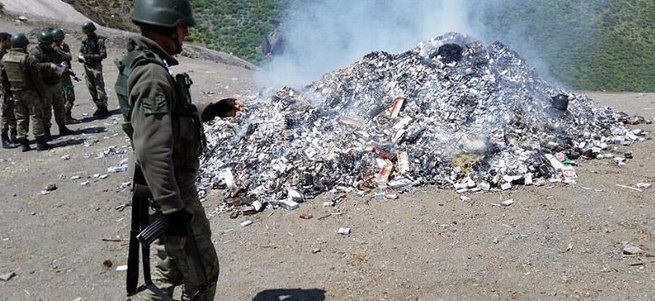 Terör örgütü PKK'nın finans kaynağına darbe