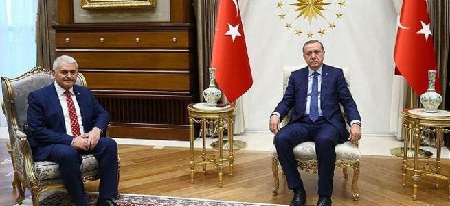 Cumhurbaşkanı Erdoğan, Binali Yıldırım ile görüştü