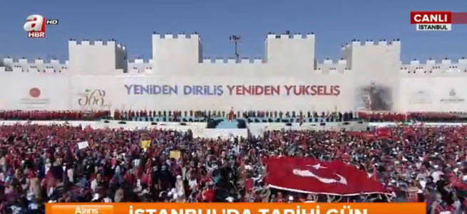 Yenikapı'da büyük coşku başladı
