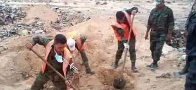 Palmira'da bulunan toplu mezarda 150 ceset bulundu