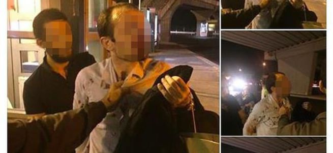 Metrobüste genç kadını taciz eden adam feci şekilde dövüldü