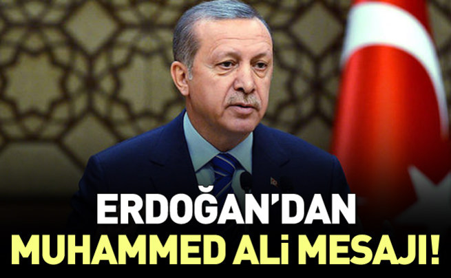 Cumhurbaşkanı Erdoğan'dan Muhammed Ali mesajı