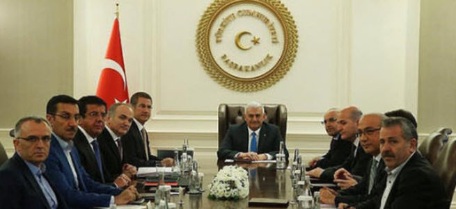 EKK Binali Yıldırım başkanlığında toplandı