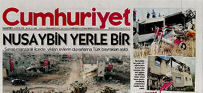 FETÖ'nün gazetesi Türk bayrağından rahatsız oldu