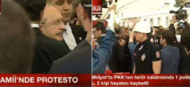 Şehit cenazesinde Kılıçdaroğlu'na protesto şoku