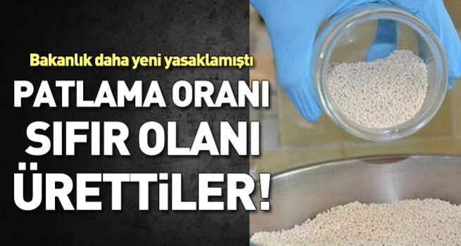 Gübre yasağı geldi, patlamayan gübre üretildi