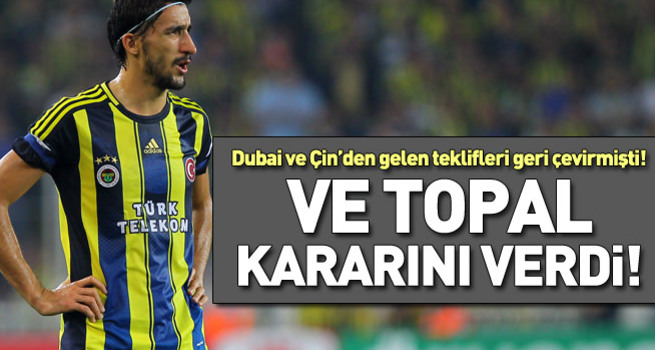 Mehmet Topal, Fenerbahçe'de kaldı