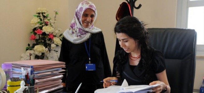 Şehit ablası 57’sinde memur oldu