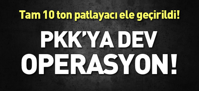 Lice’de büyük operasyon: 10 ton ele geçirildi