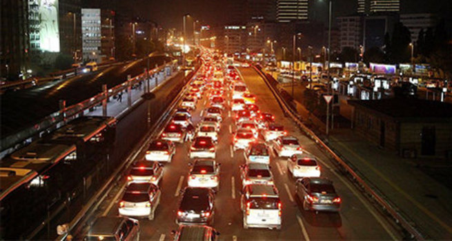 Bayram trafiği erken başladı