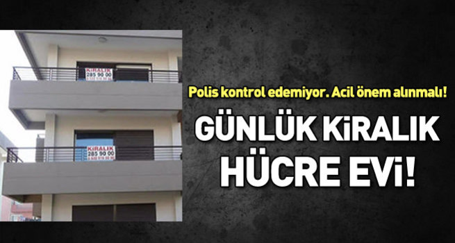Günlük kiralık hücre ev