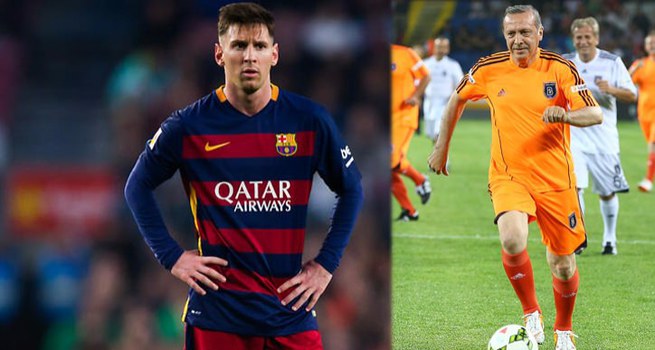 Cumhurbaşkanı Erdoğan, Messi ile futbol oynayacak!