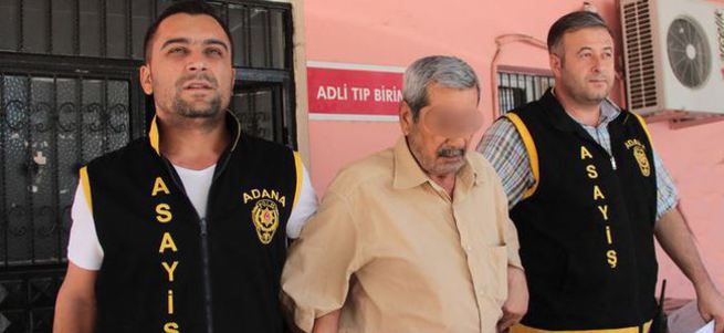 17 yaşındaki kızı taciz etti!