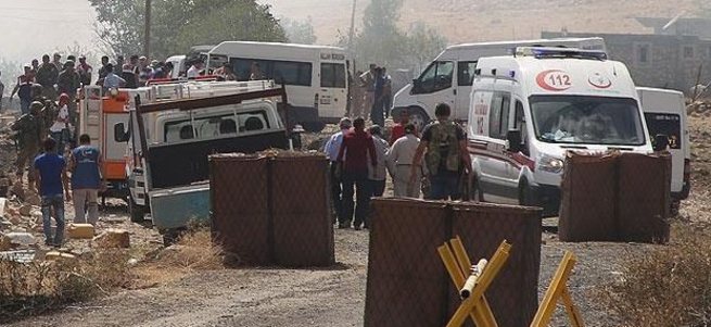 Terör saldırısında belediye araçları kullanılmış