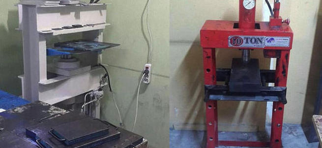 Adana'da sahte plaka basan 2 kişi yakalandı