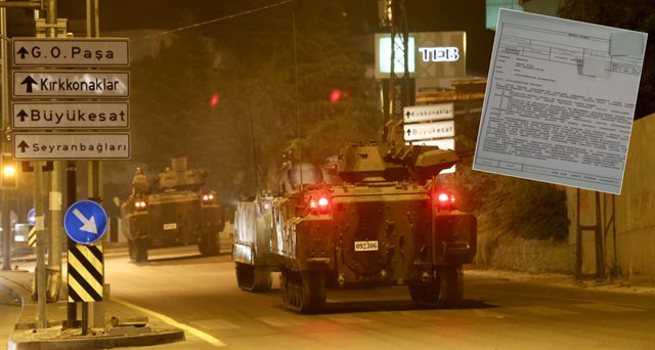 İşte ihanet talimatı