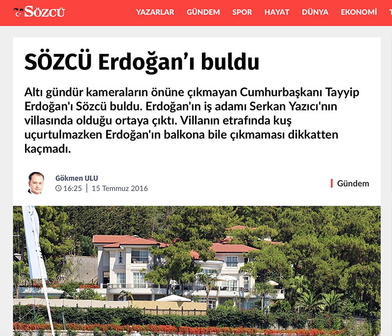 İşte Sözcü’nün sahibini darbeden tutuklatacak kanıt!..