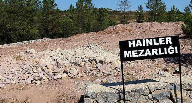 Hainler Mezarlığı tabelası kaldırıldı