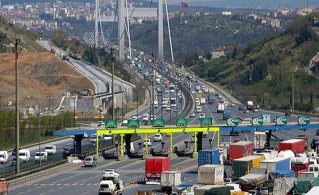 Köprü ve otoyollardan saniyede 40 lira gelir elde edildi