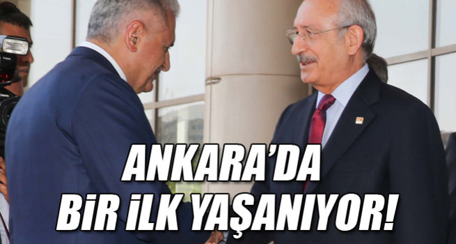 Başbakan Yıldırım-Kılıçdaroğlu görüşmesi başladı